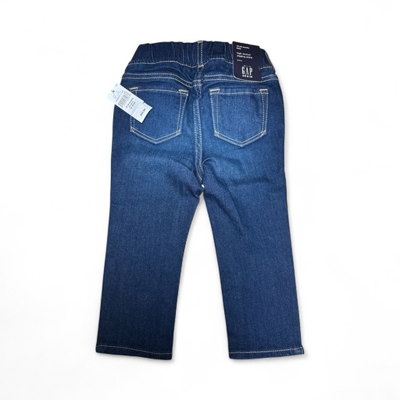 NWT BabyGap Pull-On Dark Wash Ankle Jeggings Denim 18-24 months - Picture 2 of 5